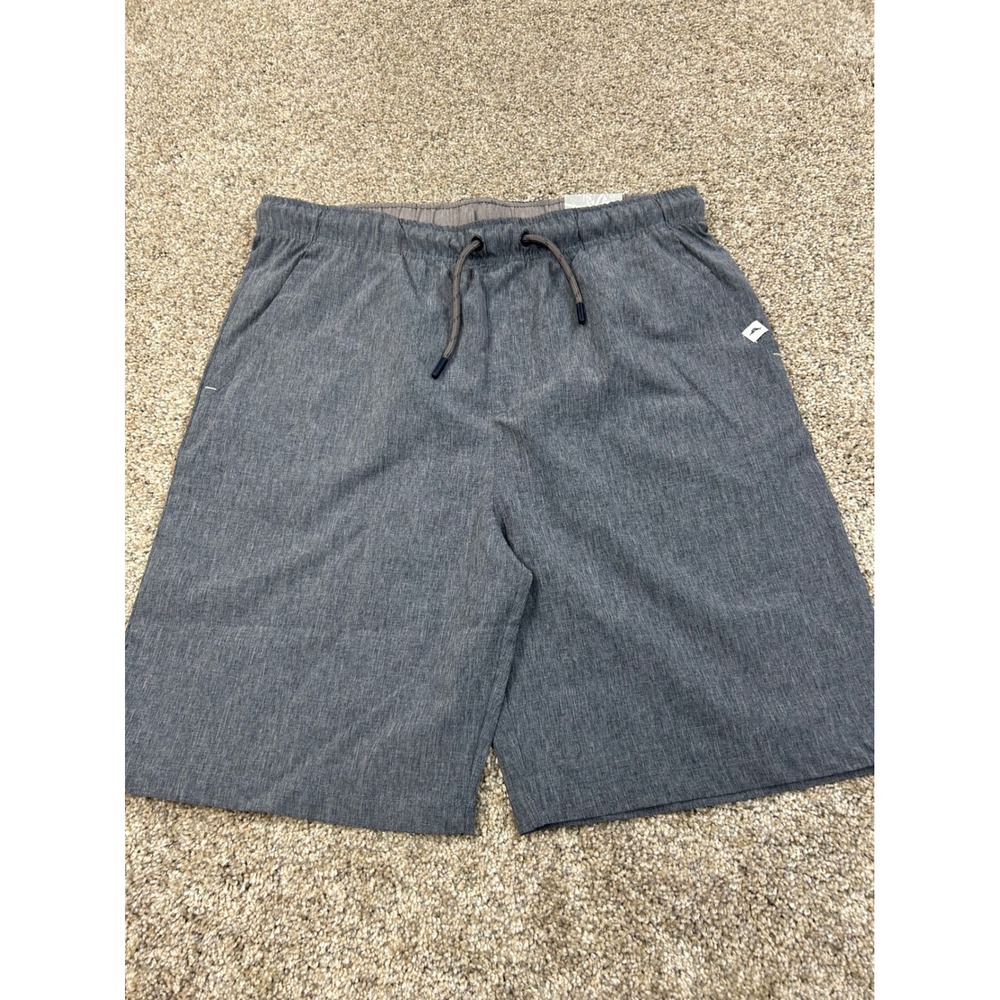Tommy Bahama Active Kids Shorts XXL 16 Gray Drawstring Stretch NWT #0587